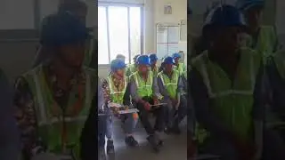 Contractor Person safety induction training given by Mr.Khetaram Bhadiyar (Fire Officer)