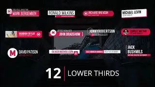 Lower Thirds v.1 Premiere Pro Templates