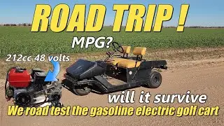 S4 E40. We  find out the fuel consumption of the gasoline / electric hybrid golf cart