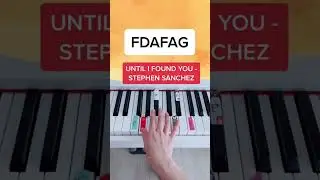 Until I Found You - Stephen Sanchez (Piano Tutorial) #untilifoundyoustephensanchez #pianotutorial