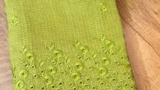 Budget Friendly cutwork net cotta saree 890/-7012130158#saree#indianhandlooms#cutworksarees#onlinesh