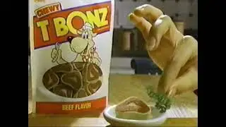 T BONZ dog treat ad from 1997