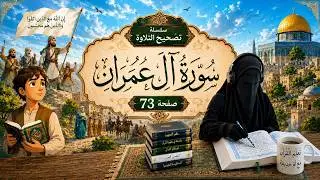 صفحة 73 سورة آل عمران/هنتعلم التجويد والتلاوة الصحيحة أسهل طريقة.