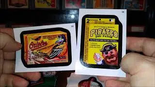 Unwrapping 2x 2016 Topps MLB Wacky Packages Rack Packs