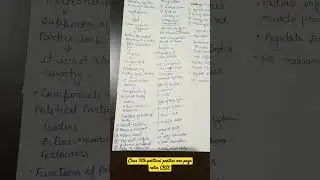 class 10th political science chapter political parties one page notes #music #song #board  #cbse10