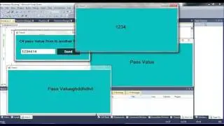 C# Pass or Sent value One Form to Another form in .net