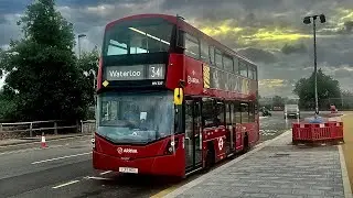 Full Route Visual | Route 341 | Meridian Water, Glover Drive Superstores to Waterloo | HV327 LJ17WOU