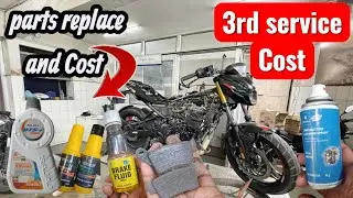 (2025) Bajaj Pulsar N160 3rd  Service Cost|Things Before visit | bajaj N160 service Price#n160  