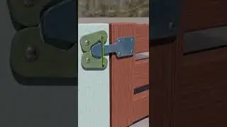 Sliding gate latch 🔐 design for home 💡 #shorts #viral