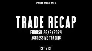 EURUSD trade breakdown aggressive trading