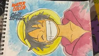 Aaj chill water color painting : anime (Portrait)
