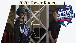 Tower Rodeo hint #6 with @Towersafety @petzlprofessional  Http:/trxchallenge.com