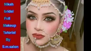 Nikah bride soft look / nikha Makeup Learn transfer proof makeup by s.m.salon..