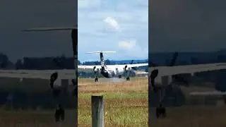 Beautiful Air New Zealand Bombardier Dash 8 Q300 Landing Blenheim Airport New Zealand#aviation #q300
