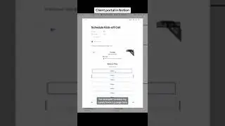 I created my client portal in Notion and its been the easiest way to keep track of eberythjng
