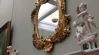 Behind the scenes at the Lady Lever Art Gallery - 18th century room chandelier