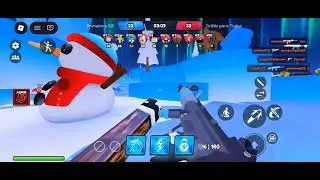 Jogando um jogo parecido com RPG de arma