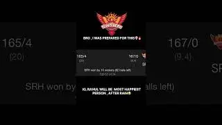 SRH VS DC 2025 RAIN STOPS THE MATCH #trending #hyderabad #iplmatch #srh #ytshorts #madpoisoner