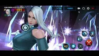 Luna Snow in Lifestyle Series 1 suit skills preview | Marvel Future Fight