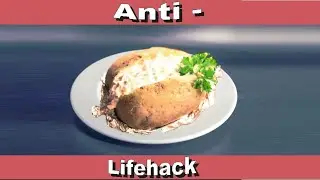 Anti-Lifehack that will change your life forever. |😂| Foil-wrapped potato #AntiLifeHacks  #LifeHacks