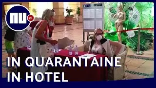 Brit filmt vanuit in quarantaine gehouden hotel op Tenerife | NU.nl