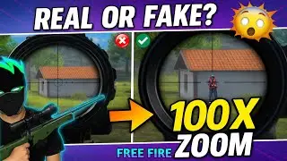 FREE FIRE AWM 100X ZOOM TRICKS | ফ্রী ফায়ার sniper 100x জুম।