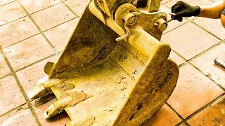 Yanmar Excavator Repair And Restoration // Excavator Broken Bucket Restoration