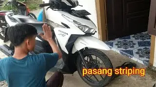 pasang striping honda vario 150