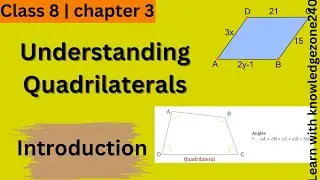 Understanding quadrilateral| introduction| class 8 | Chapter 3 | Maths