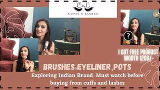CUFFS N LASHES|| CUFFS AND LASHES brushes , body paints and eyeliners FULL REVIEW || IMAGIC cosmetic
