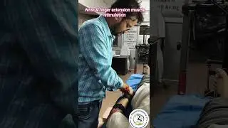 muscles stimulation use for paralysis patient.#viral #trending#musclesstimulation#neurophysiotherapy