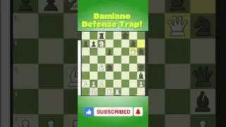 Destroying the Damiano Defense in Style! ⚡♟️#chess #shorts #viral #trap #chesstactics
