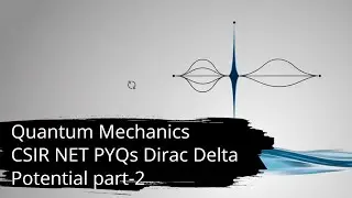 Quantum Mechanics CSIR NET Previous Year Question Dirac Delta Potential Part-2