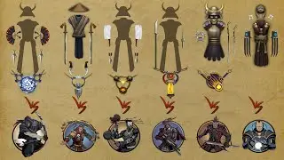 All bosses sets vs Titan Bodyguard ☠  || Shadow fight 2 (iOS/android gameplay)