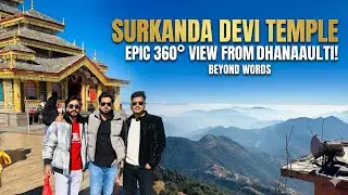 Surkanda Mata Mandir Trek & Kanatal Vlog | Uttarakhand Hidden Gem | Complete Travel Guide