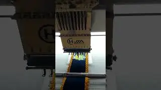 Proses Bordir Selempang Wisuda warna navy #selempangwisuda #atributsekolah
