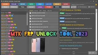 TFT MTK Module Tool V7.0.0 Mtk Unlock Tool 2023 | All MTK Frp Unlock tool