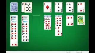Windows 7 Solitaire Gameplay