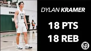 6'5 2023 Dylan Kramer- 18 PTS & 18 REB v Calvary