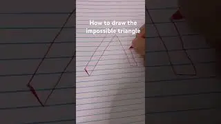 How to draw the impossible triangle