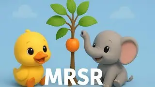 🐤 Baby Duck & 🐘 Baby Elephant | Cute 3D Kids Cartoon | MRSR 😊😊😊