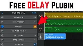 How to use the DELAY plugin in GarageBand iOS