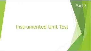 Instrumented Local Android Testing || UI Test || Espresso part-3