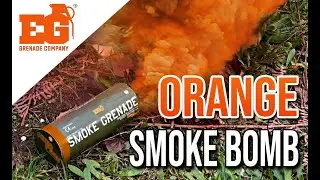 Friction ORANGE Smoke Grenade - Smoke Bomb - Smoke Effect