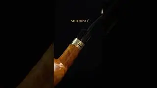 MUXIANG Classic Briar Wooden Apple Pipe With Copper Ring #tobaccopipes #wood #briar #handmade