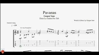 Guitar Tutorial with Free TABs - Pavanas by Gaspar Sanz