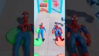 Romantic Punch Run With Spiderman vs Spider Girl #gta #spiderman