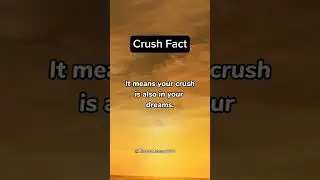 when you see your crush in your dreams...#facts #shorts #crushfact