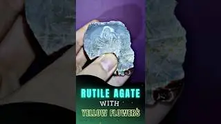 finding a rutile agate stone #agate #rockhounding #gemstone