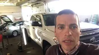 Dent repair shop near me. Pdr Shop near boulder, Bad Damage On A Toyota Tundra. @dentmotion